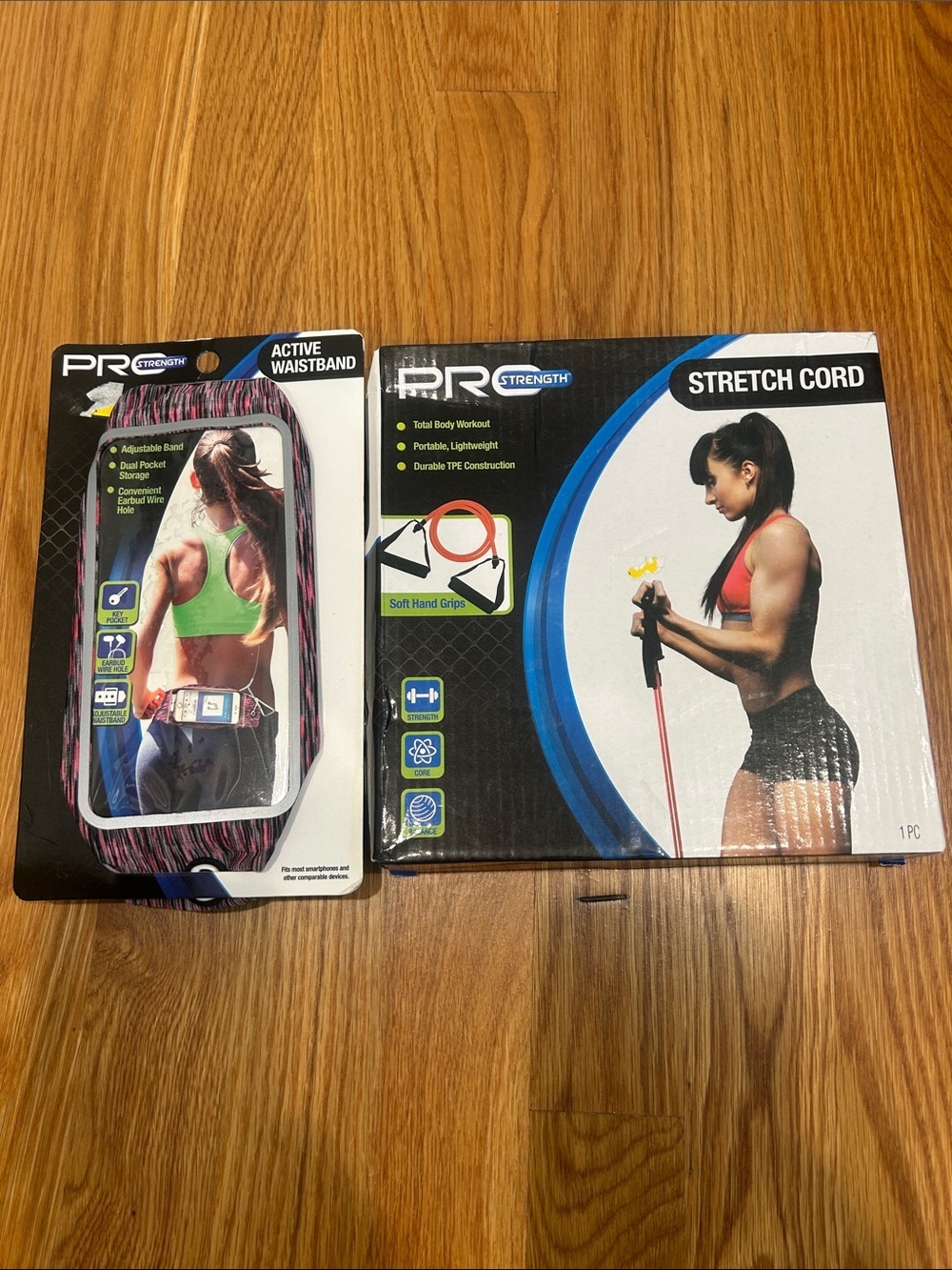 Active Waistband work out phone holder belt & Stretch Cord Set active wear new